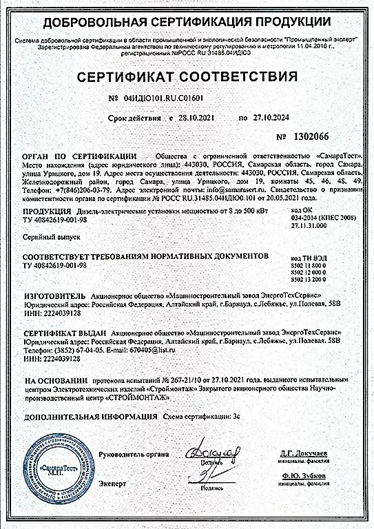No 04ИДЮ101.RU.C01601